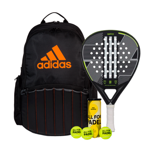 Start Pack black lime + Mochila Protour Negra y Naranja 3.1