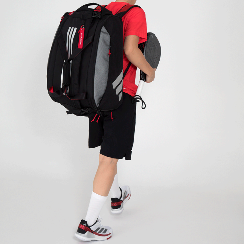 Paletero adidas Multigame Negro/Rojo...