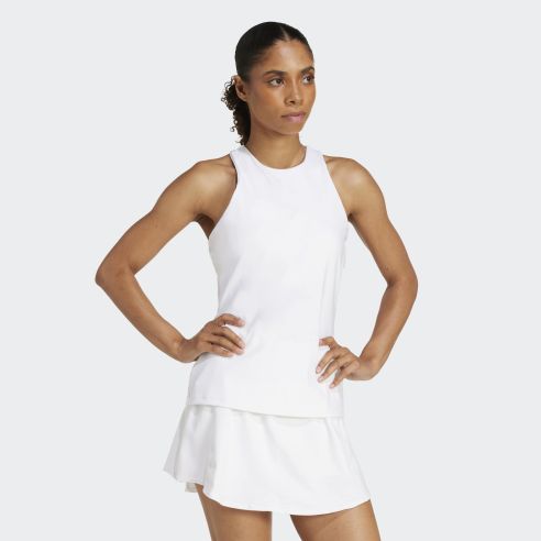 abbigliamento da padel T-shirt adidas Y-Tank Climacool donna