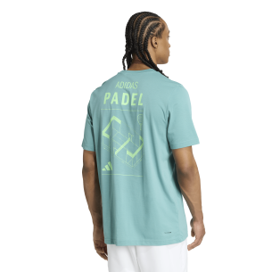 Roupas T-Shirt gráfica adidas Aeroready Padel Category 2