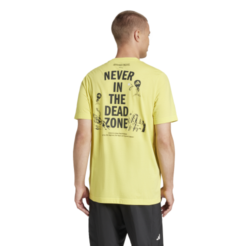 roupas de padel T-shirt adidas Padel Zone Graphic homem