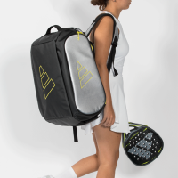 Bolsa de padel Saco para raquetes adidas Pro Tour Silver Grey 2026