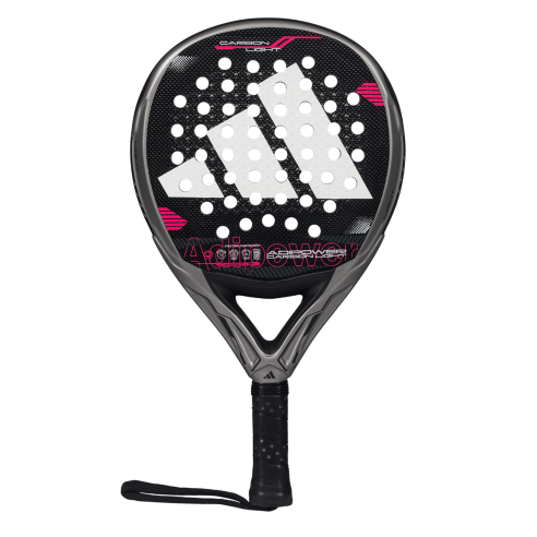 Raquettes de padel adidas Pack Adipower Carbon Light 3.4 + Sac de Raquettes Multigame Gris 3.3