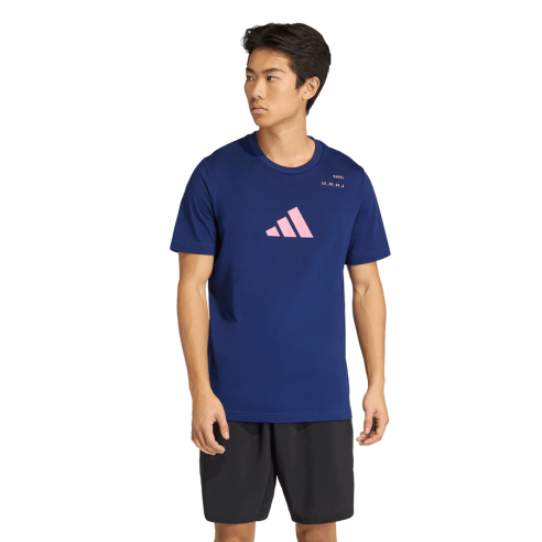 Maglietta con grafica della linea Adidas Padel da uomo
