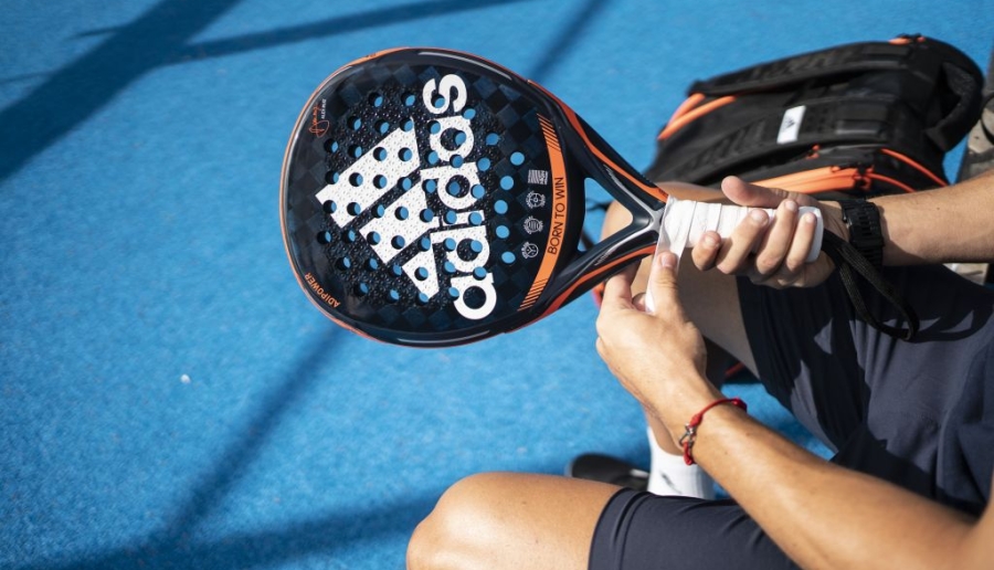 The parts of a padel racket